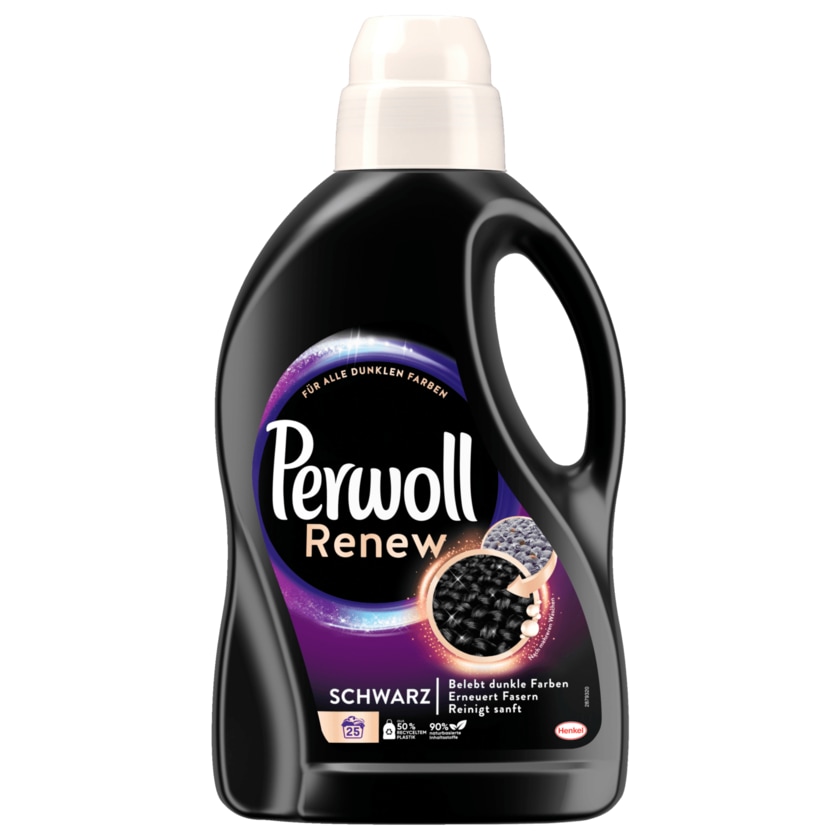 Perwoll Renew Flüssigwaschmittel Schwarz 1,375l, 25WL